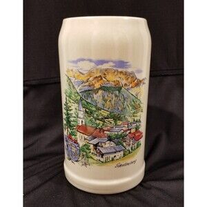 Large SCHELLENBURG Qualitat WS Stoneware Mug Stein Made in Western Germany